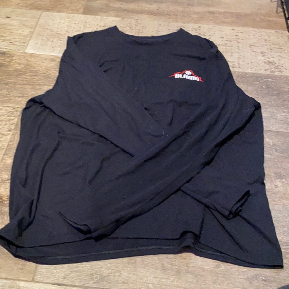 Black long sleeve Alamo volleyball shirt